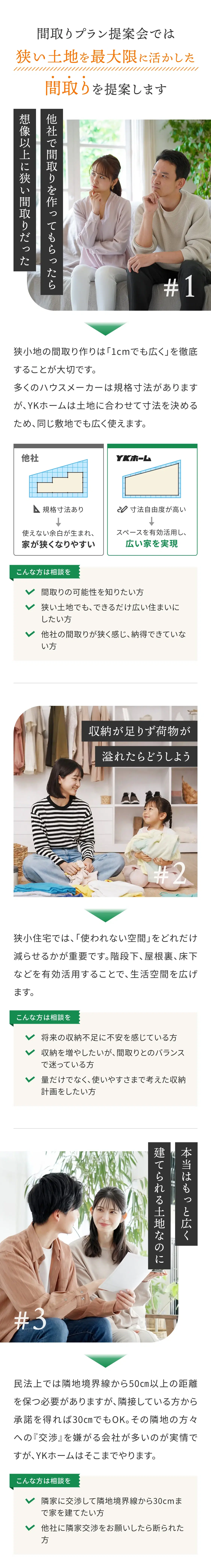 間取りを提案します