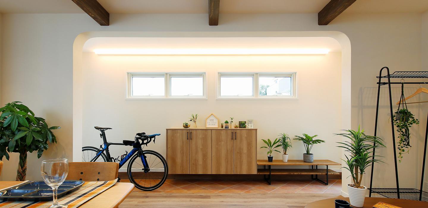 狭小地でも、ここまで広くできる。